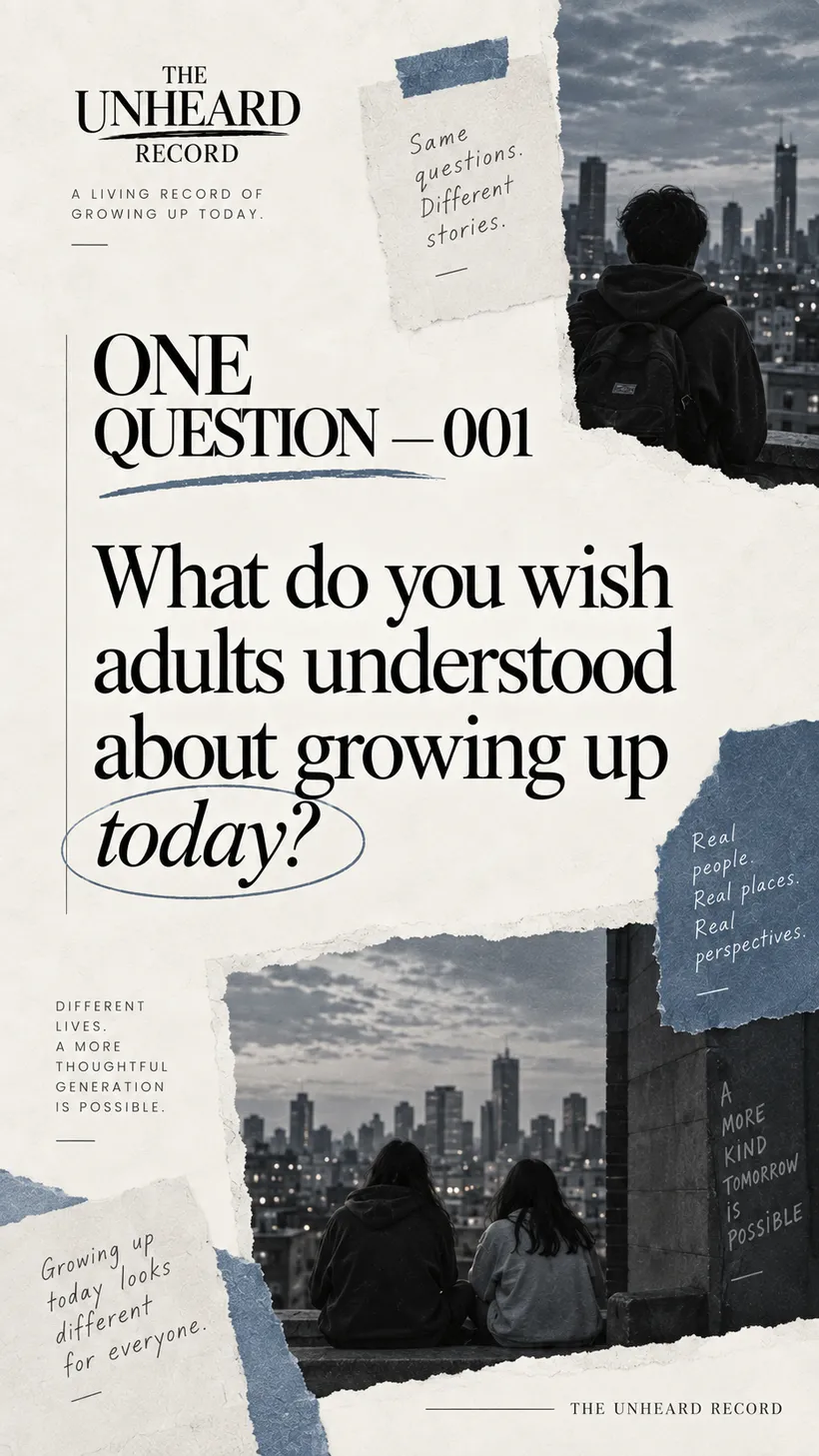 One Question 001 editorial artwork